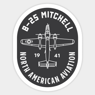 B-25 Mitchell Emblem Sticker